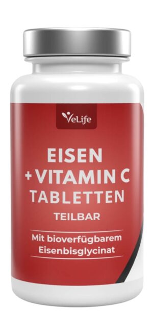 VELIFE Eisen + Vitamin C Tabl teilbar   Ds 120 Stk