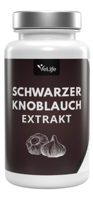 VELIFE Schwarzer Knoblauch Extrakt Kaps  Ds 90 Stk