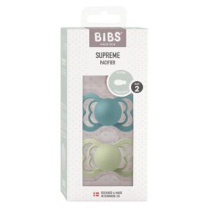 BIBS Supreme Silic Symm 6-12m isl sea sage 2 Stk
