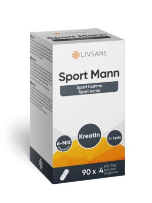 LIVSANE Sport Mann Kaps                Glas 90 Stk