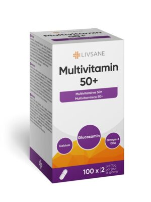 LIVSANE Multivitamin 50+ Kaps         Glas 100 Stk