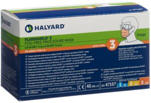 HALYARD Mask Fluidshield 3 So Soft IIR Schl 40 Stk