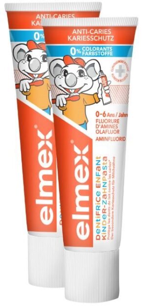 ELMEX KINDER Zahnpasta 2 Tb 75 ml