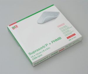 SUPRASORB P+PHMB Schaumverband 15x15cm 5 Stk