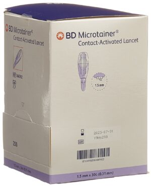BD MICROTAINER kont Lanzetten 30Gx1.5mm li 200 Stk