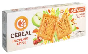 CEREAL Biscuit Hazelnut Apple           4 57.500 g