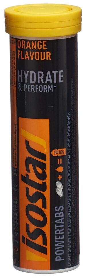 ISOSTAR Power Tabs Brausetabl Orange        10 Stk