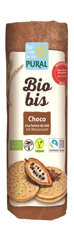 PURAL Biobis Weiz Doppelke Choco palmölfr    320 g