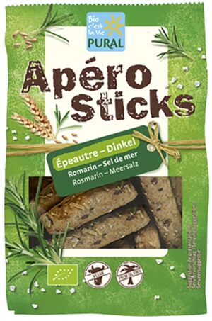 PURAL Apero Sticks Dinkel Rosmarin MeersaBtl 100 g