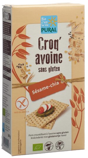 PURAL Croq'Hafer Sesam Chia glutenfrei       160 g