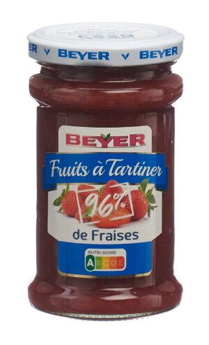 BEYER Fruchtaufstrich Erdbeere          Glas 235 g