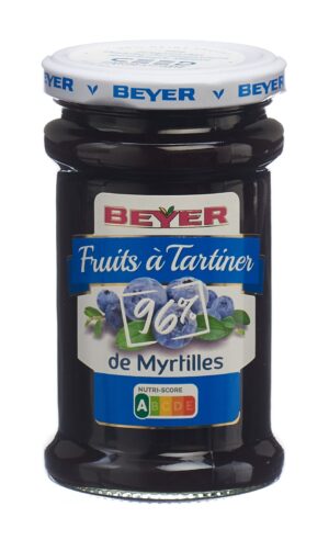 BEYER Fruchtaufstrich Heidelbeeren      Glas 240 g