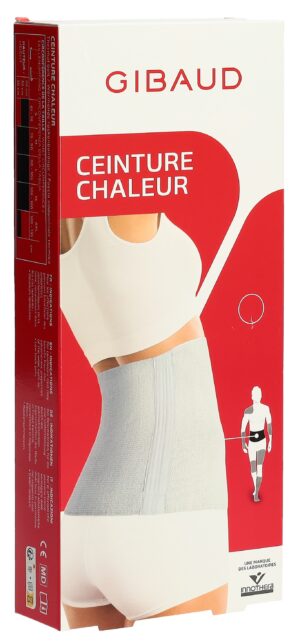 GIBAUD CHALEUR Nierenwärmer M 25cm anthrazit