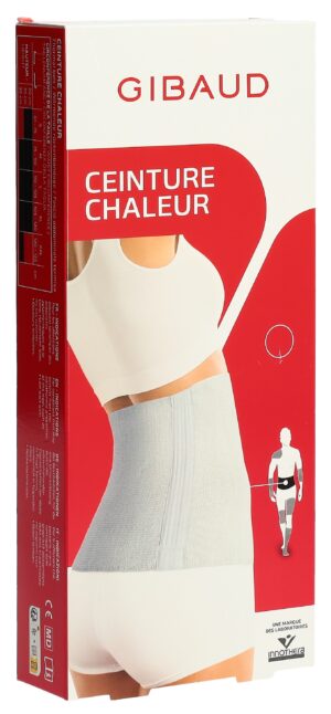 GIBAUD CHALEUR Nierenwaermer XL 25cm anthrazit