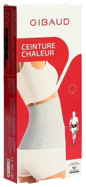GIBAUD CHALEUR Nierenwärmer L 25cm ecru