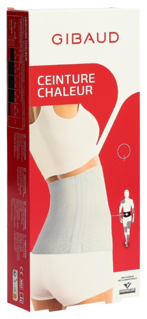 GIBAUD CHALEUR Nierenwärmer M 30cm anthrazit