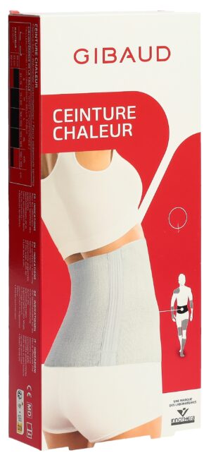 GIBAUD CHALEUR Nierenwärmer L 30cm anthrazit