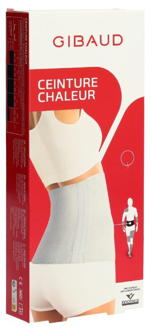 GIBAUD CHALEUR Nierenwärmer XXL 30cm anthrazit