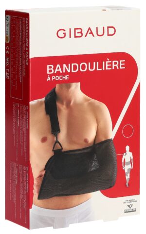 GIBAUD Armschlinge Tasche Gr3 <120cm schwarz
