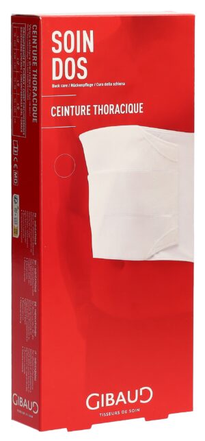 GIBAUD Rippengurt Herren Gr1 70-100cm weiss