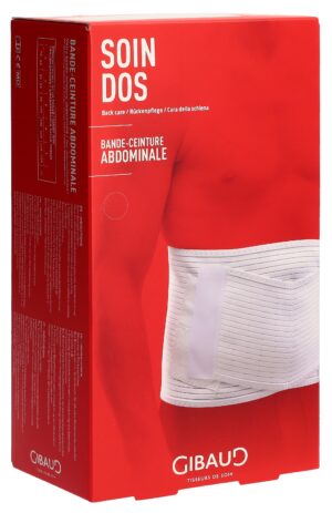 GIBAUD Abdominalstuetzgurt Gr2 88-98cm weiss
