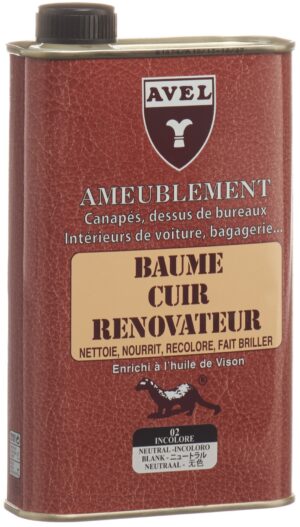 AVEL Flüssigbalsam farbloses Leder          500 ml