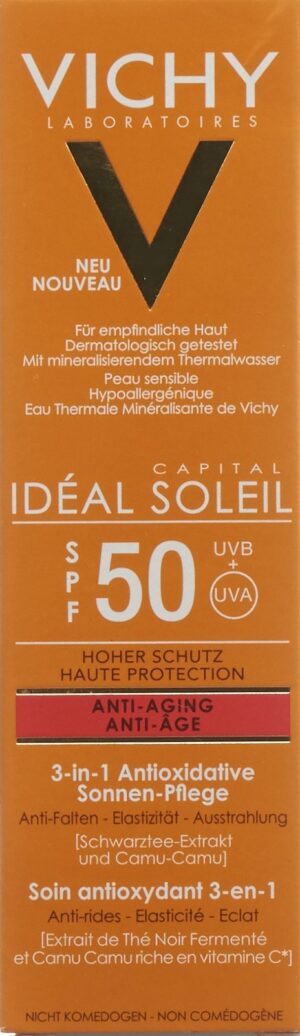 VICHY Ideal Soleil Anti-Age Creme LSF50+  Fl 50 ml