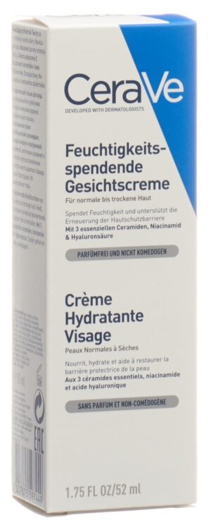 CERAVE Feuchtigkeitsspend Gesichtscr    Disp 52 ml