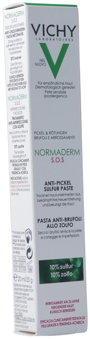 VICHY Normaderm SOS Schwefel-Antiknosp PasTb 20 ml