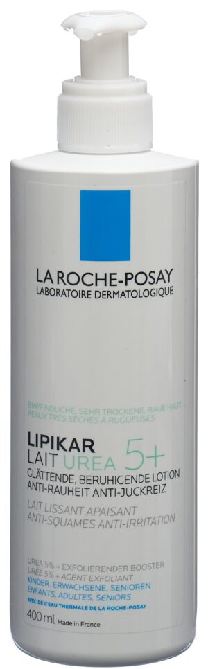 ROCHE POSAY Lipikar Milch Urea 5+        Fl 400 ml