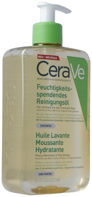 CERAVE Feuchtig schäum Reinigungsöl    Disp 473 ml
