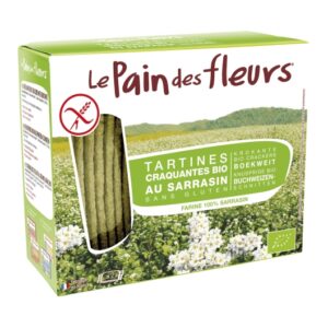 BLUMENBROT Knusp Schnitt Buchw Bio glut fr n 300 g