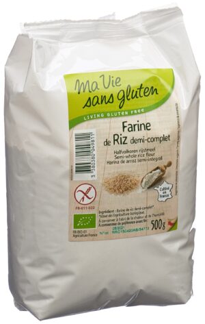 MA VIE S GLUT Mehl Reis Halbvollkorn         500 g