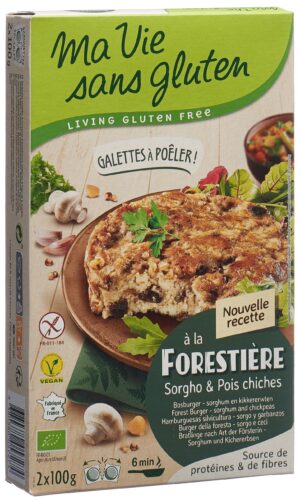 MA VIE S GLUT Bratlinge Pilze-Kichererbs   2 100 g