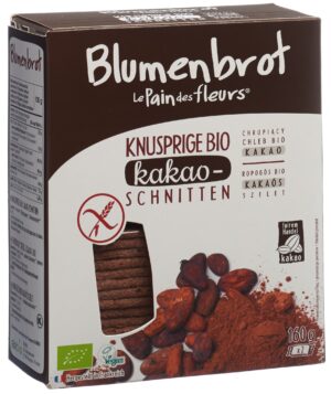 BLUMENBROT Knusprige Schnitten Kakao         160 g