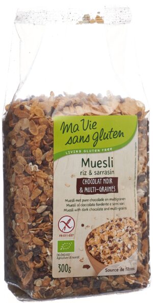 MA VIE S GLUT Müesli dunkle Schoko Mehrkorn  300 g