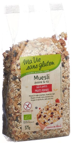 MA VIE S GLUT Müesli 4 rote Früchte          375 g