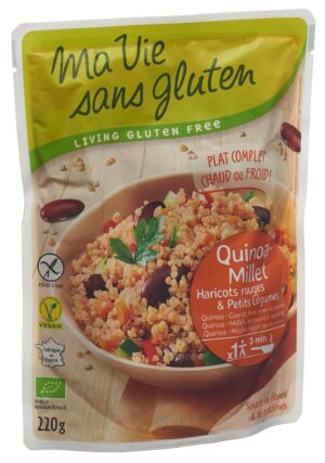 MA VIE S GLUT Fertiggericht Quinoa Hirse Btl 220 g
