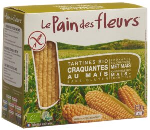 BLUMENBROT Knusp Schnitt Mais Bio glut fr    150 g