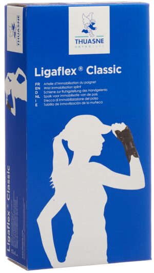 THUASNE Ligaflex Handgelenkband Gr4 rechts schwarz