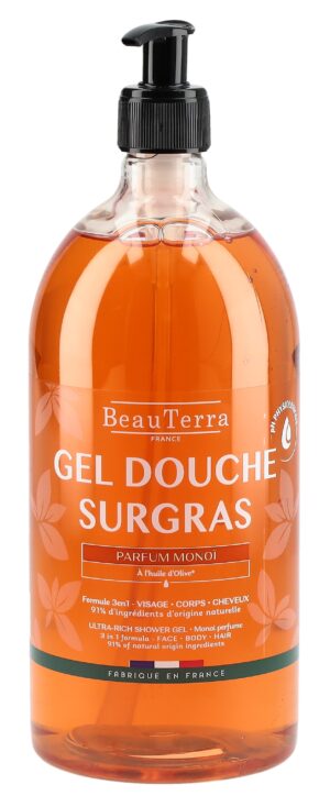 BEAUTERRA Duschgel reichhaltig Monoi    Fl 1000 ml