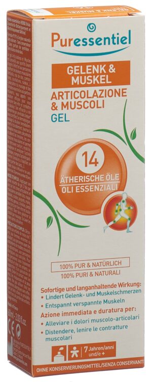 PURESSENTIEL Gelenk & Muskel Gel 14 äth ÖlTb 60 ml
