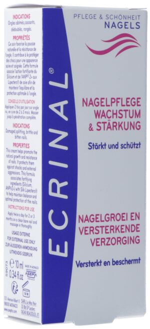 ECRINAL Nagelpflege Wachstum&Stärkung Creme  10 ml