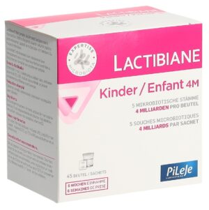 LACTIBIANE Kinder 4M                    Btl 45 Stk