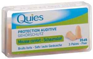 QUIES Lärmgehörschutzkugeln Schaumstoff haut 6 Stk