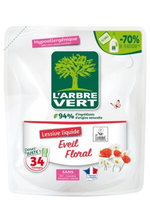 L'ARBRE VERT Ref Flüssigwaschmittel BlBtln1.530 lt