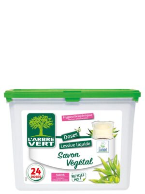 L'ARBRE VERT Flüssigwaschmittel Caps pflBox 24 Stk