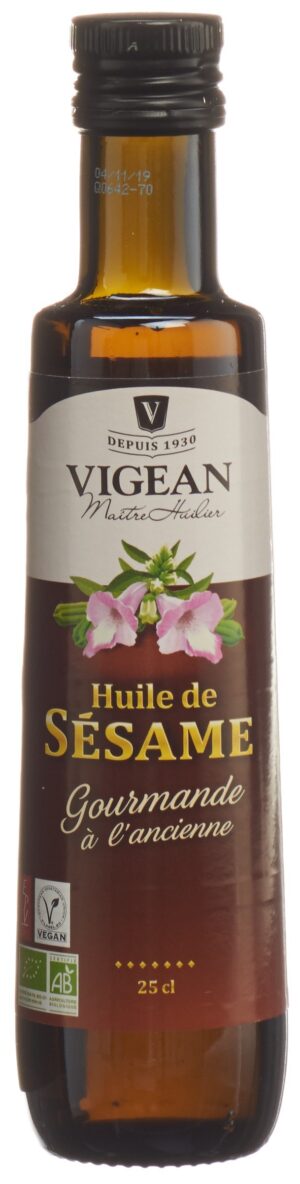 VIGEAN Huile de Sésame Grille               250 ml