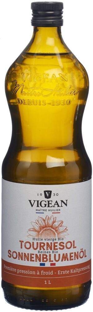 VIGEAN Sonnenblumenöl Bio                  Fl 1 lt
