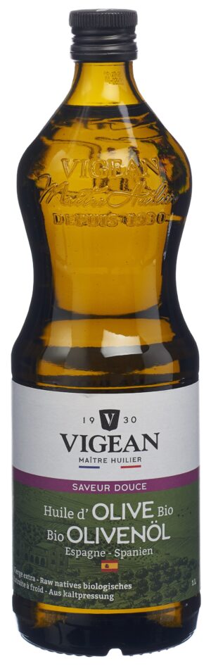 VIGEAN Huile d'Olive douce Espagne            1 lt